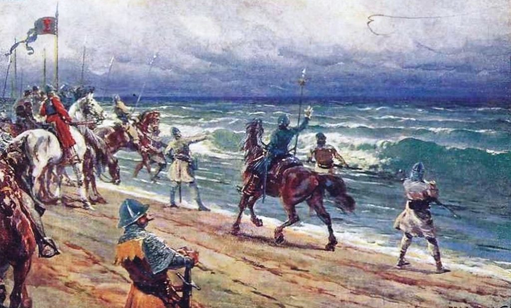 Obraz Husitém na Baltu